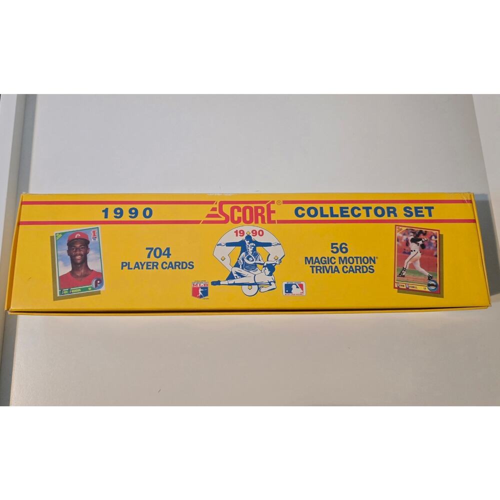1990 Score MLB Baseball Yellow Collector Set - 704 Cards - Open Box